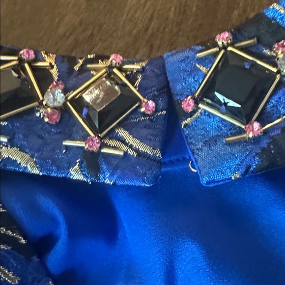 Lilly Pulitzer Blue and Black Floral Sleeveless Dress Sz 0 Zero Brandi Shift - Picture 7 of 15